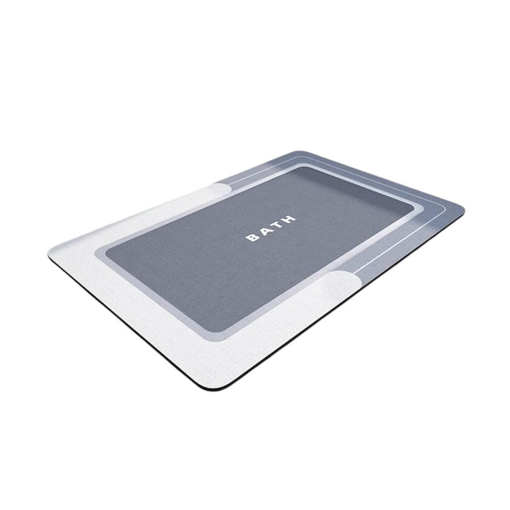 Quick-Dry Bath Mat with Rubber Backing 60¡_90cm