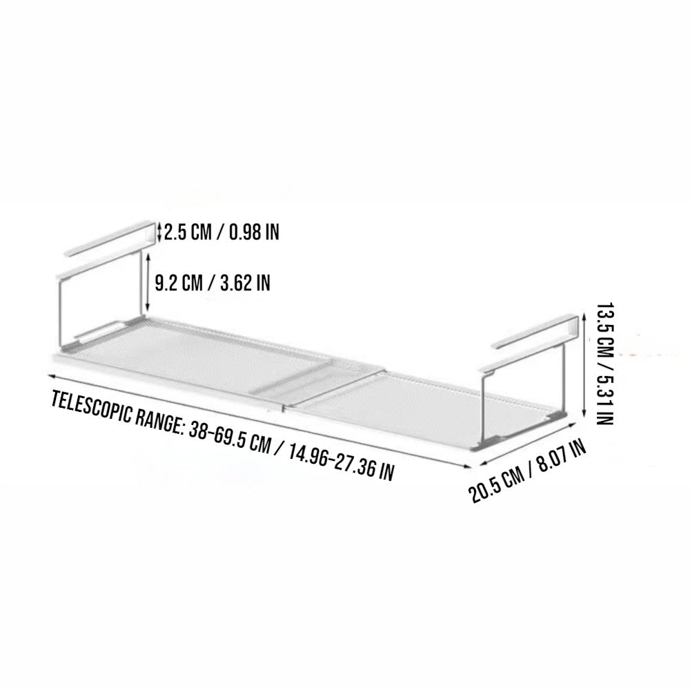 Expandable Under Cabinet Organizer - Regular Height