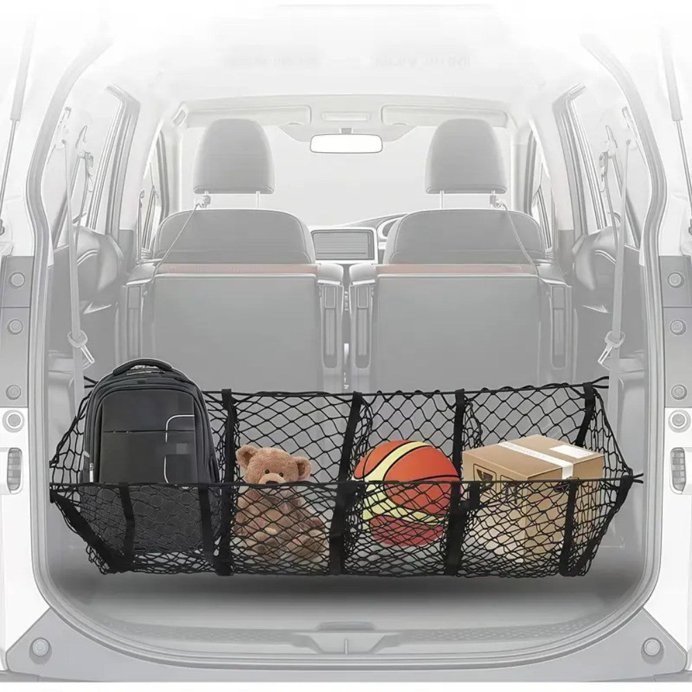 4-Pocket Cargo Net Organizer for Pickup Trucks