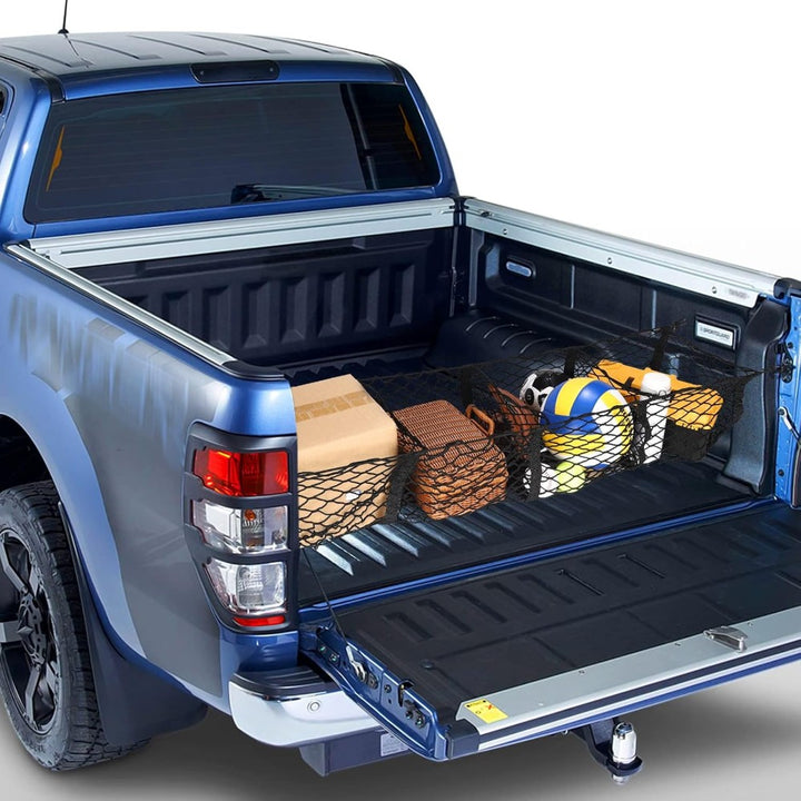 4-Pocket Cargo Net Organizer for Pickup Trucks