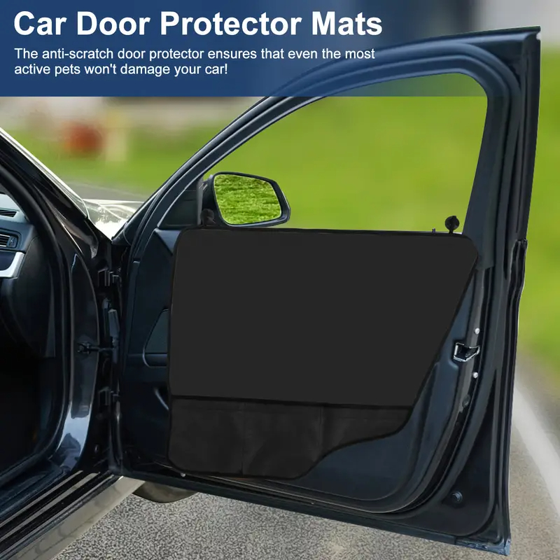 2 Pack Car Door Protector Mat for Pets