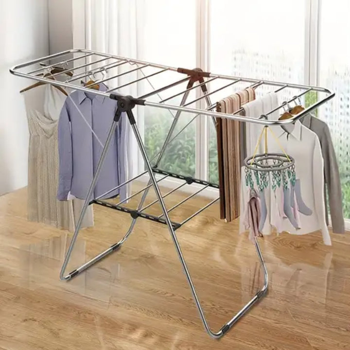 Foldable Laundry Clothes Drying Rack