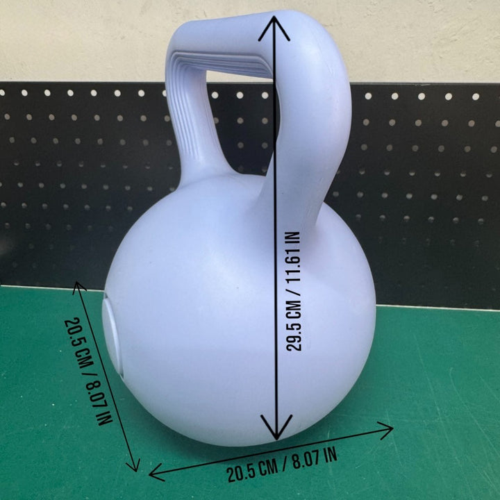 8.95KG/20LB Kettlebell for Gym -Blue
