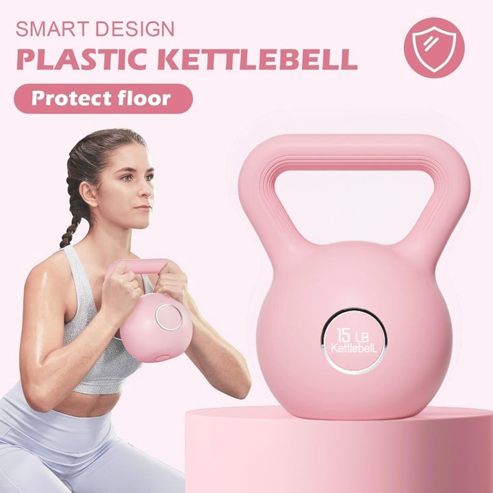 8.95KG/20LB Kettlebell for Gym -Blue