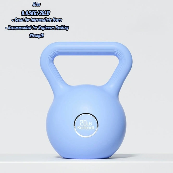 8.95KG/20LB Kettlebell for Gym -Blue