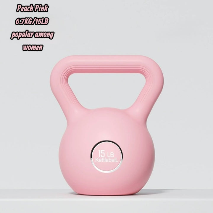 6.7KG/15LB Kettlebell for Gym - Pink