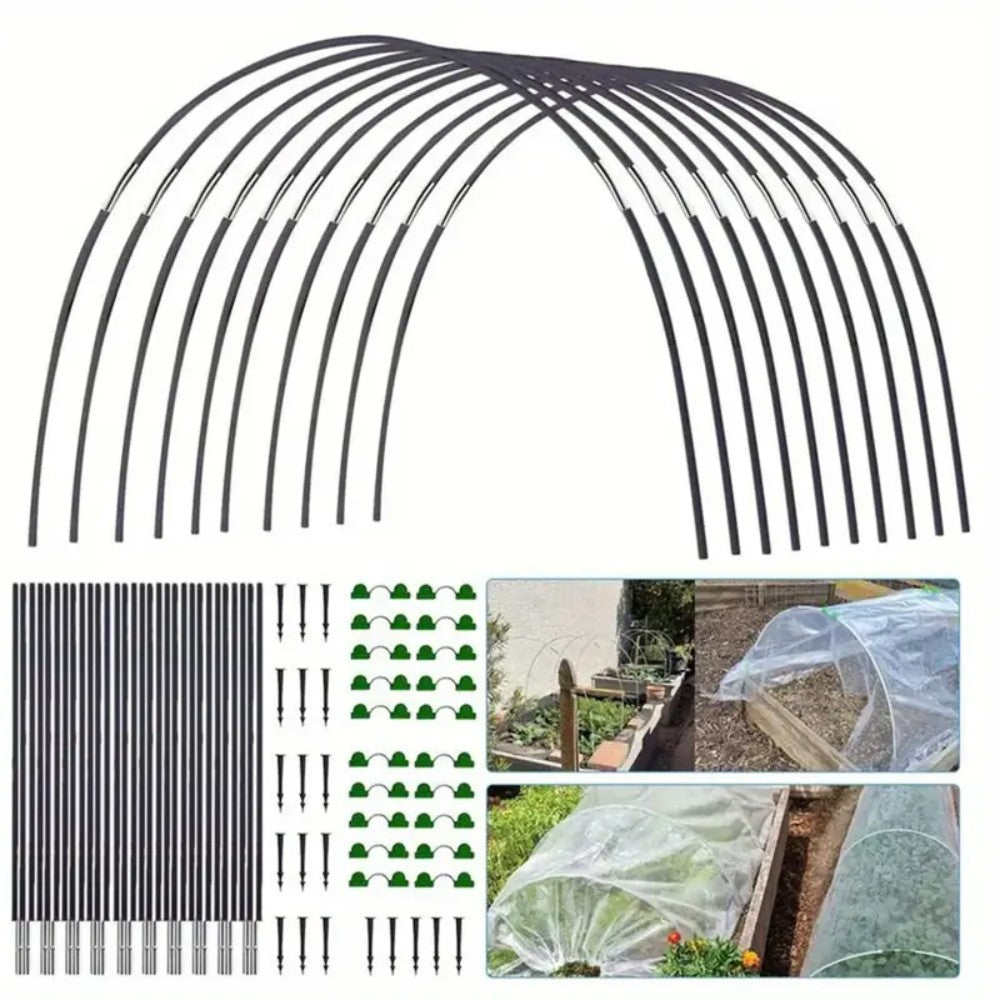 Adjustable Garden Tunnel Hoop Kit for Plant Protection