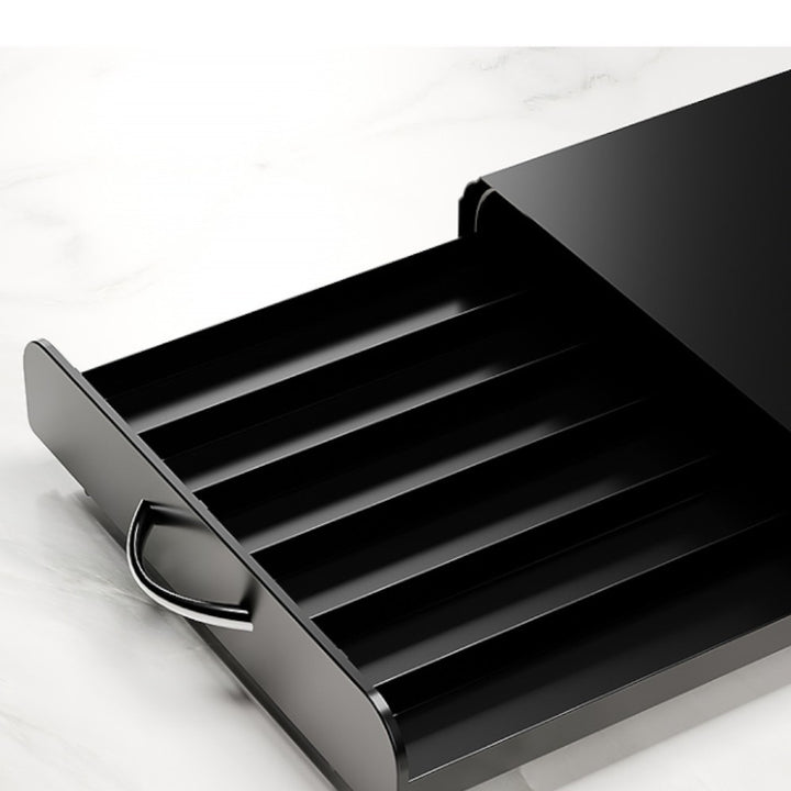 Coffee Capsule Drawer Organizer Steel Pod Storage for 60 Nespresso Capsules