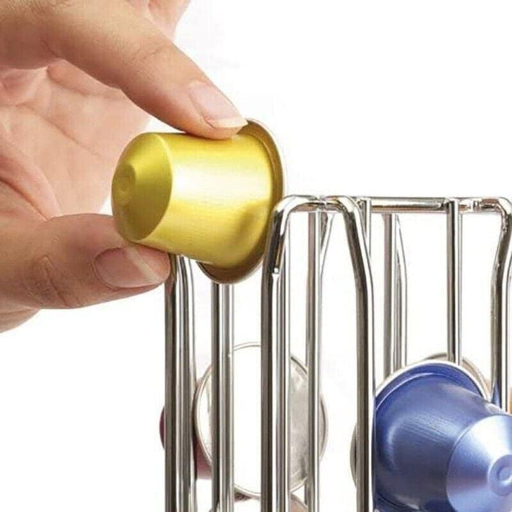 Rotating 30 Capacity Coffee Pod Organizer Stand