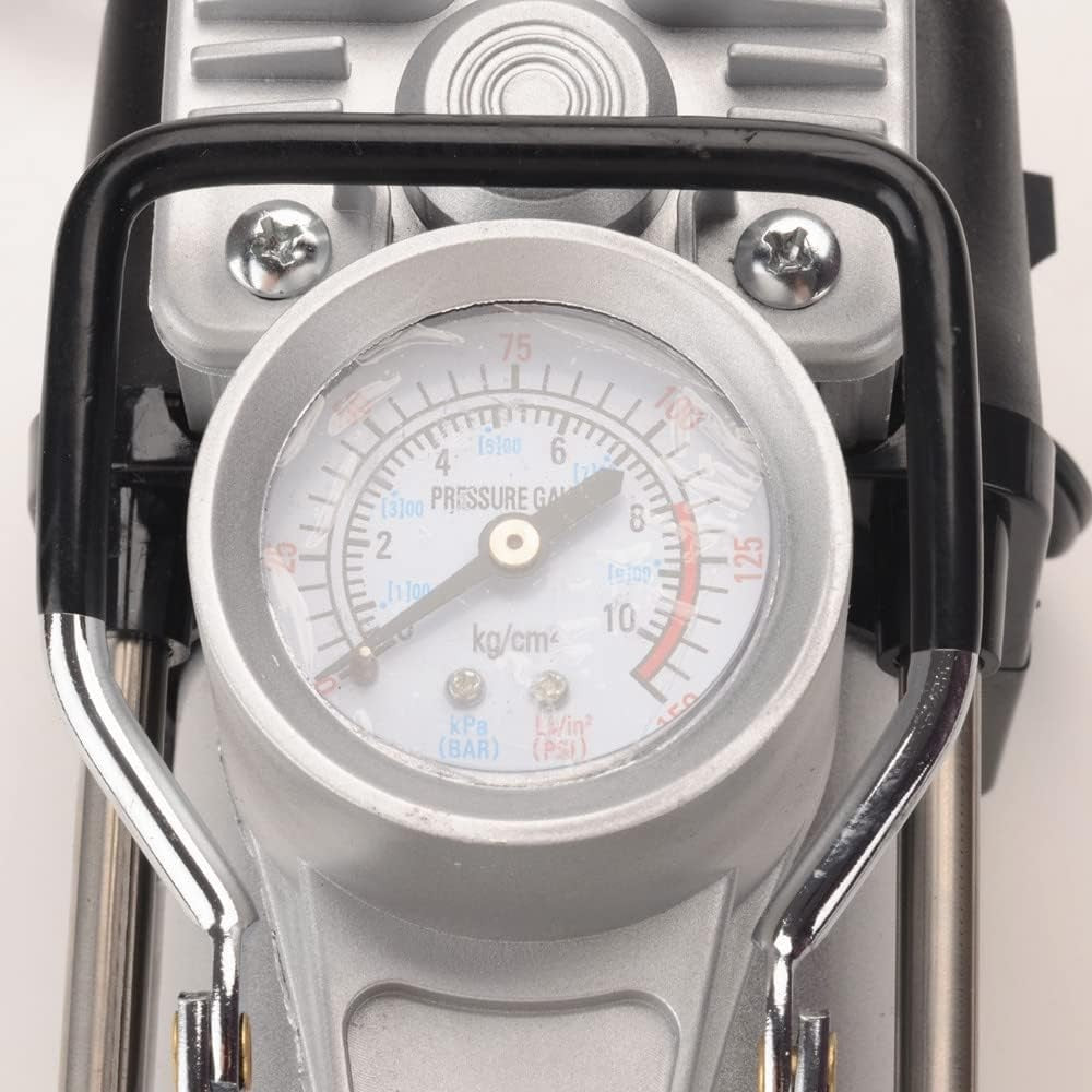 12V Heavy Duty Tire Inflator with Analog Gauge