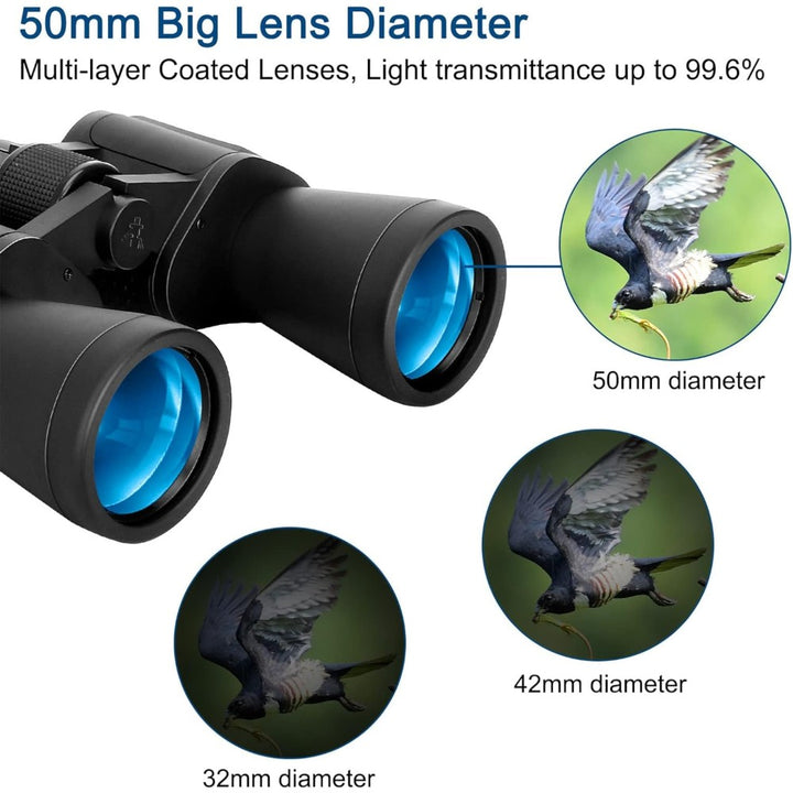 20x50mm Prism Binoculars with Multi-Coated Lens