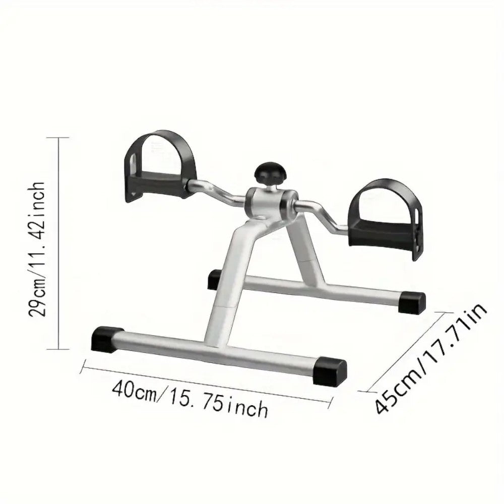 Pedal Exerciser Mini Under Desk Bike - White