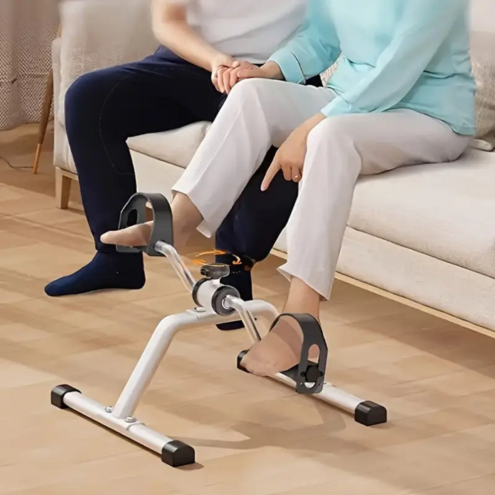 Pedal Exerciser Mini Under Desk Bike - White
