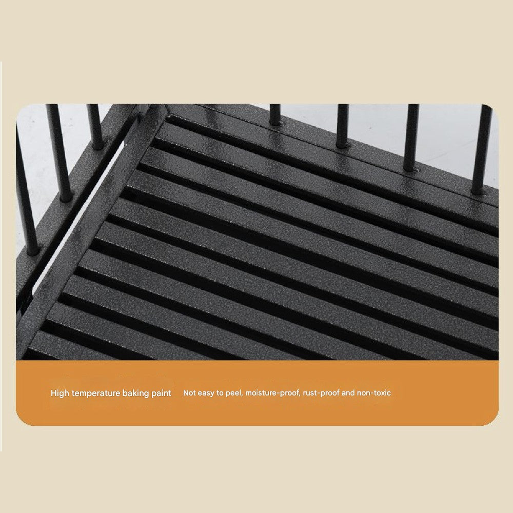 Heavy Duty Dog Crate with Roof _ Extra Large Size