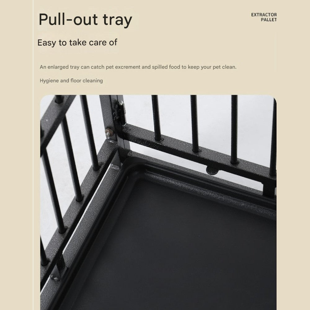 Heavy Duty Dog Crate with Roof _ Extra Large Size