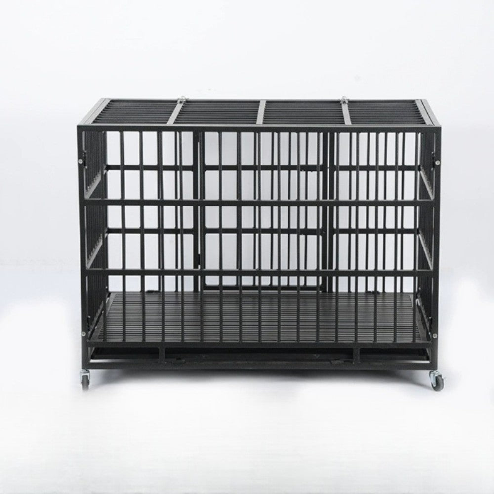 Heavy Duty Dog Crate with Roof _ Extra Large Size