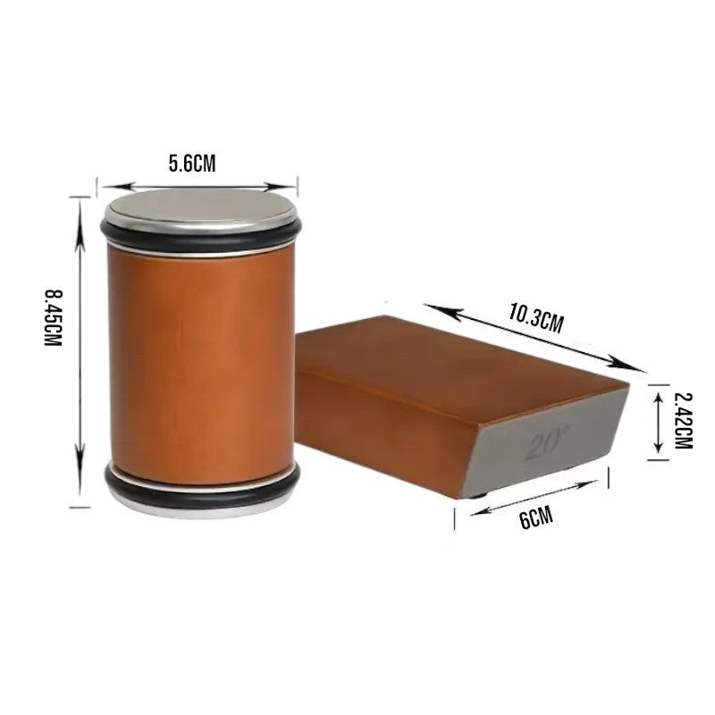 Rolling Knife Sharpener Kit Beech Wood Magnetic Rolling Sharpener