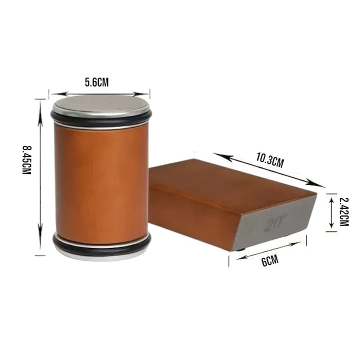 Rolling Knife Sharpener Kit Beech Wood Magnetic Rolling Sharpener