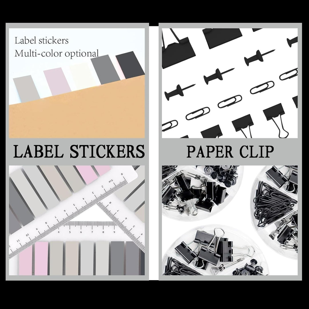8 Piece Desk Supplies Kit Office Stationery Set