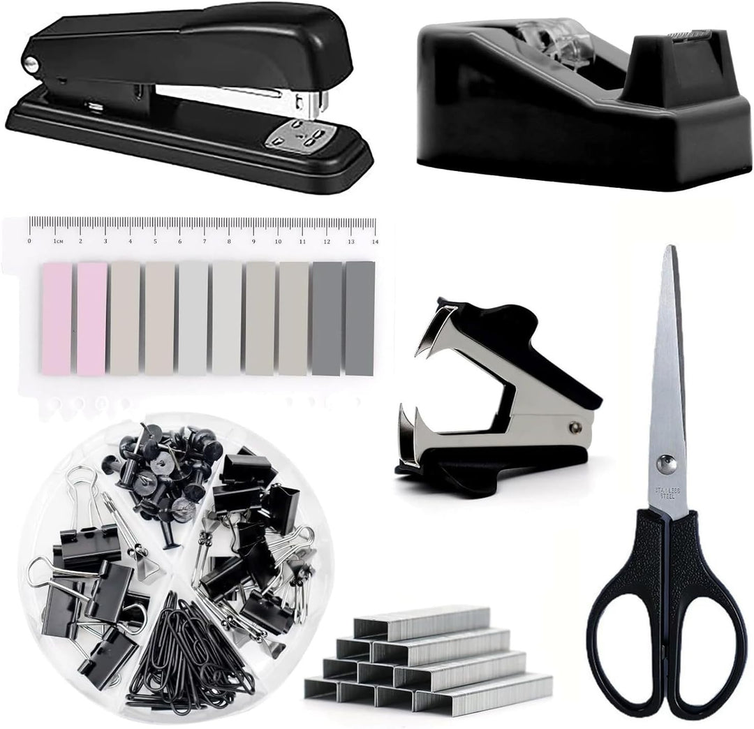 8 Piece Desk Supplies Kit Office Stationery Set