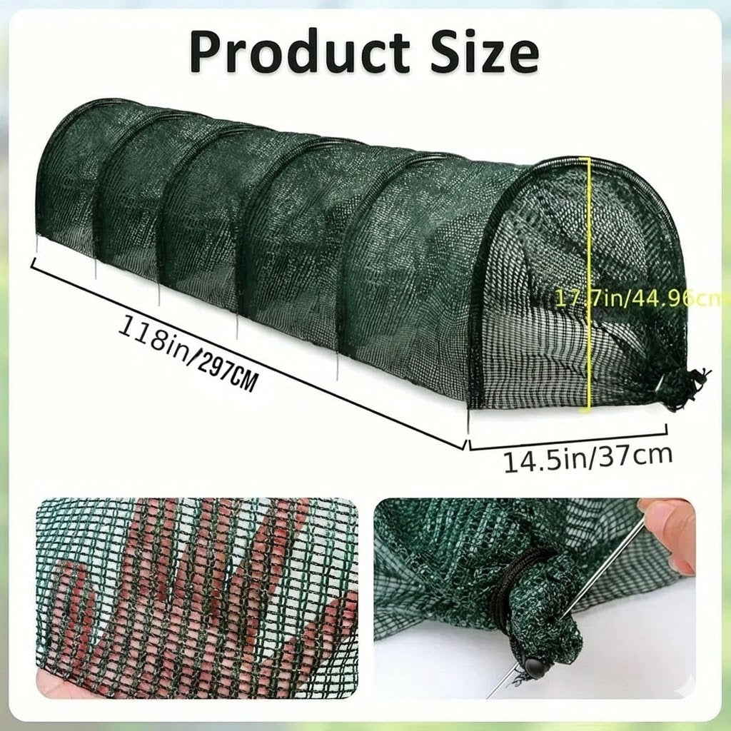 Garden Tunnel Shade Net Cover 3M x 0.45M
