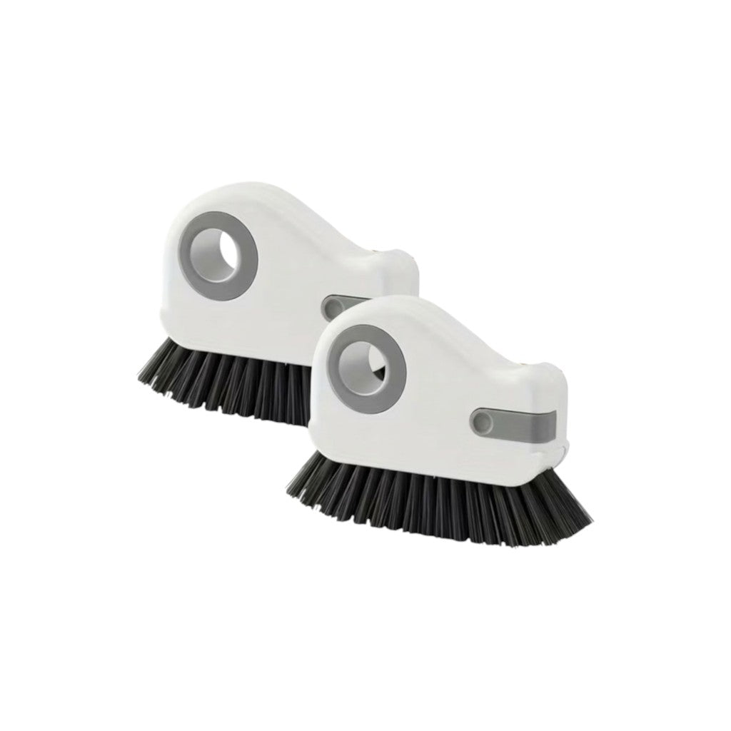 2 Pack Window Groove Cleaning Brush-Gray