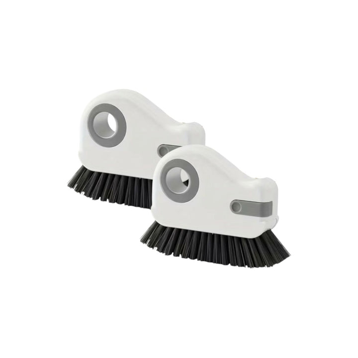 2 Pack Window Groove Cleaning Brush-Gray