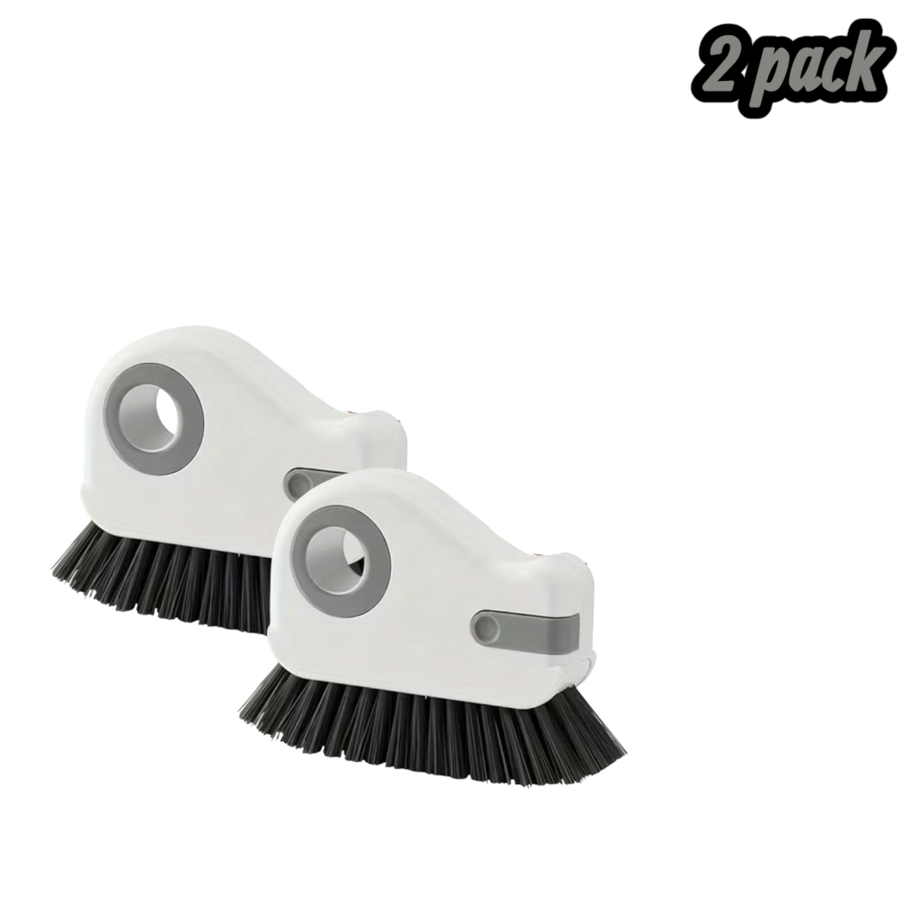 2 Pack Window Groove Cleaning Brush-Gray