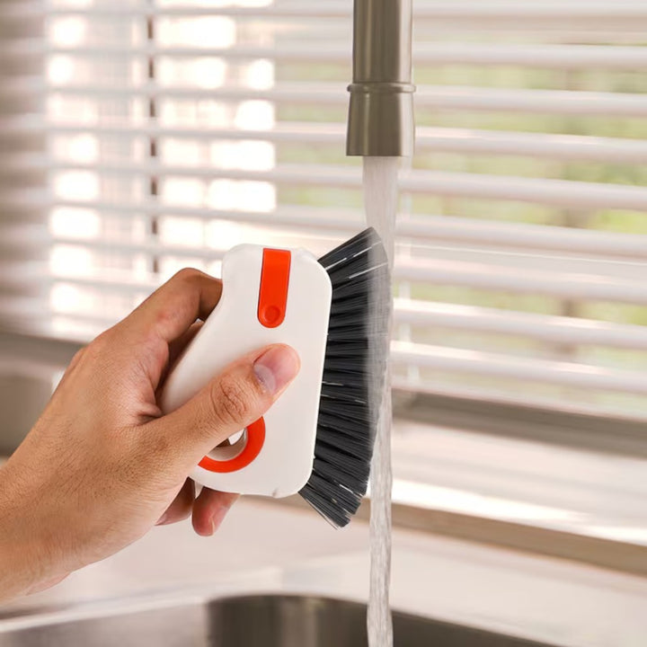 2 Pack Window Groove Cleaning Brush-Orange