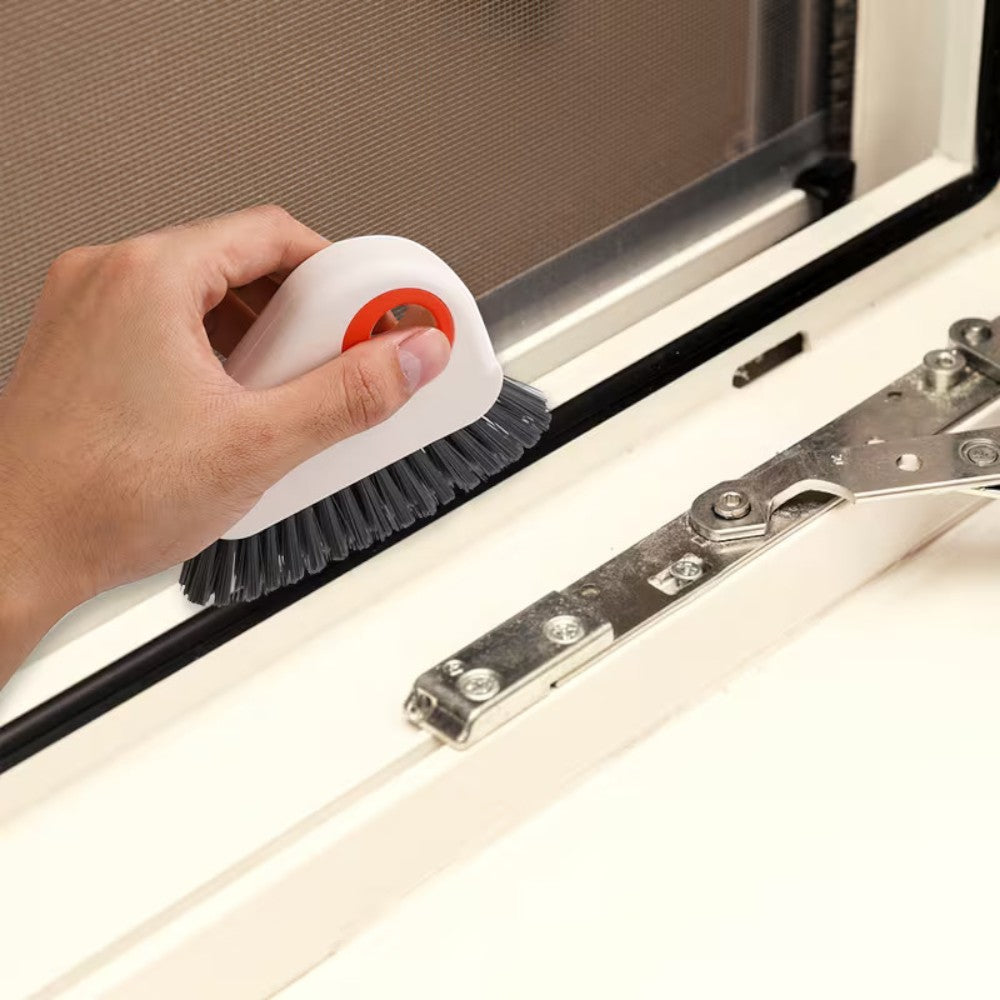 2 Pack Window Groove Cleaning Brush-Orange