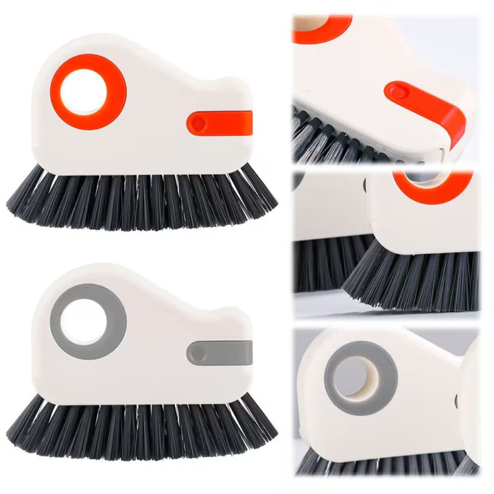 2 Pack Window Groove Cleaning Brush-Orange