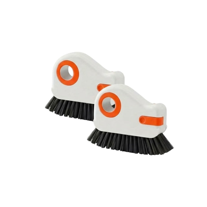 2 Pack Window Groove Cleaning Brush-Orange