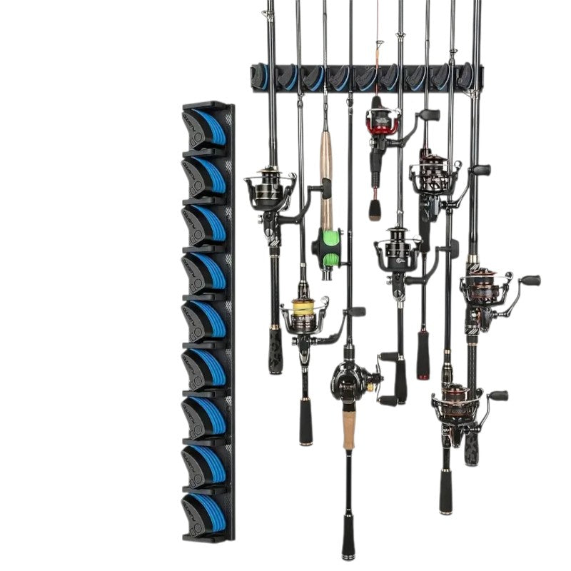 Fishing Rod Holder with Adjustable Silicone Clips