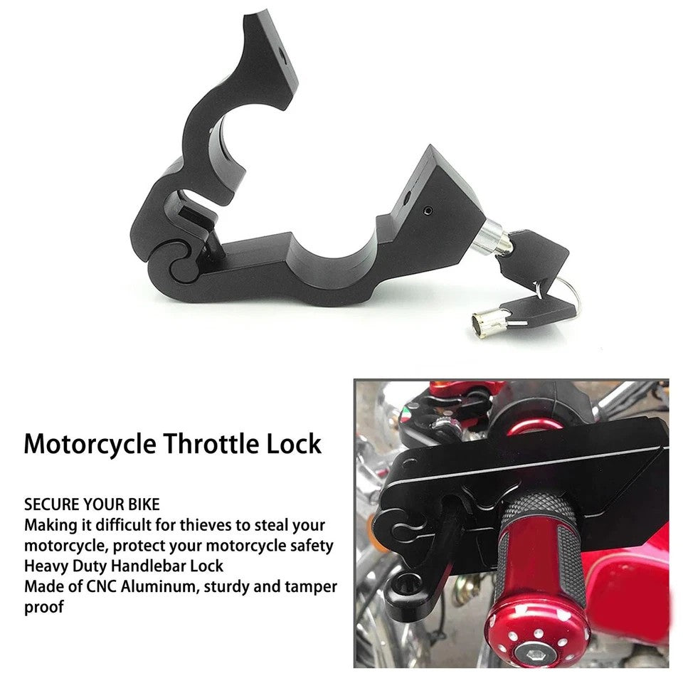 Anti-Theft Motorcycle Handlebar Lock