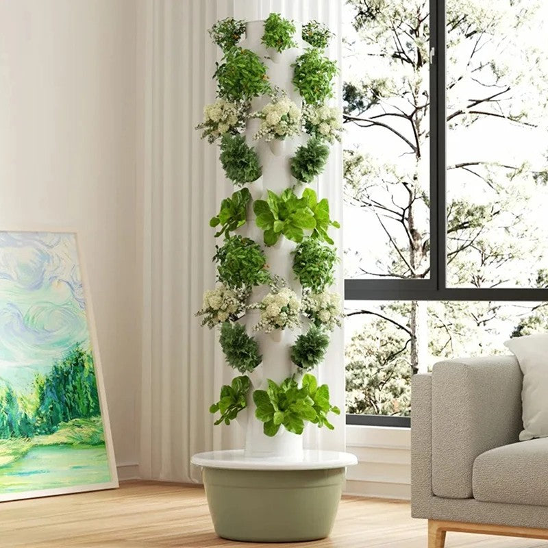 9 Layer Vertical Soilless Hydroponic Tower Planter