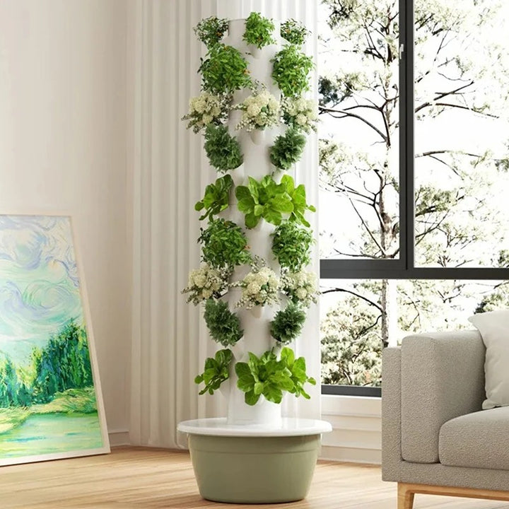 9 Layer Vertical Soilless Hydroponic Tower Planter