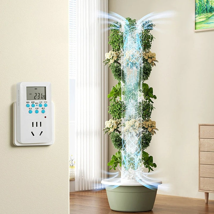 9 Layer Vertical Soilless Hydroponic Tower Planter