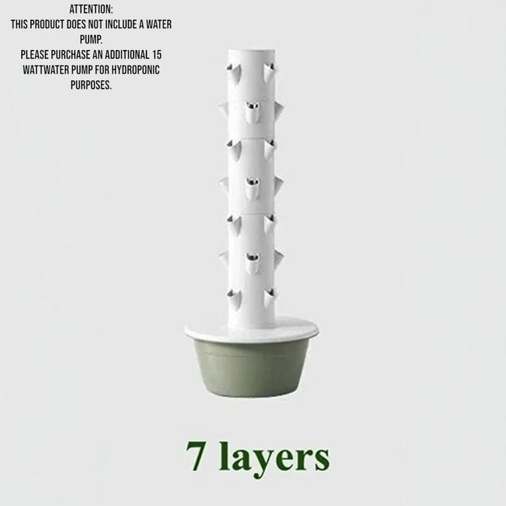7 Layer Vertical Soilless Hydroponic Tower Planter