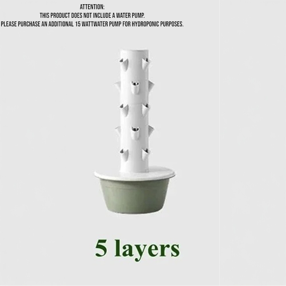 5 Layer Vertical Soilless Hydroponic Tower Planter