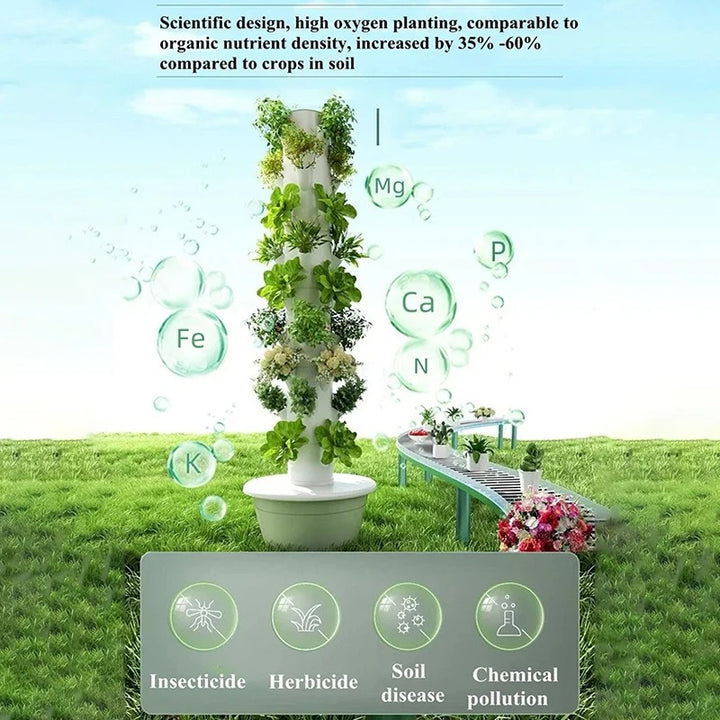 5 Layer Vertical Soilless Hydroponic Tower Planter