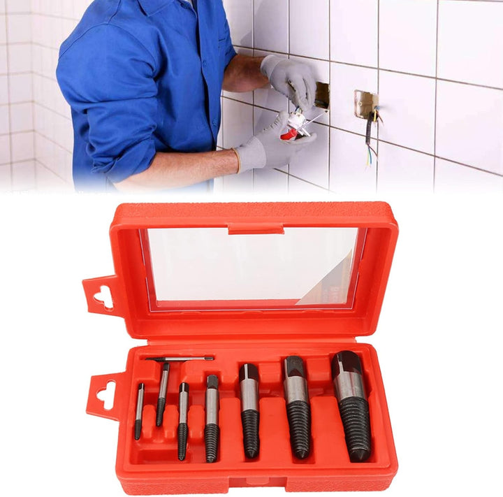 8-Piece Damaged Screw Extractor Set