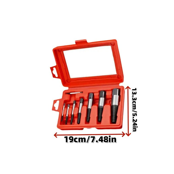 8-Piece Damaged Screw Extractor Set