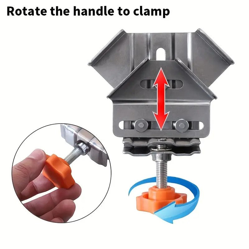 2PCS Adjustable Right Angle Clamps