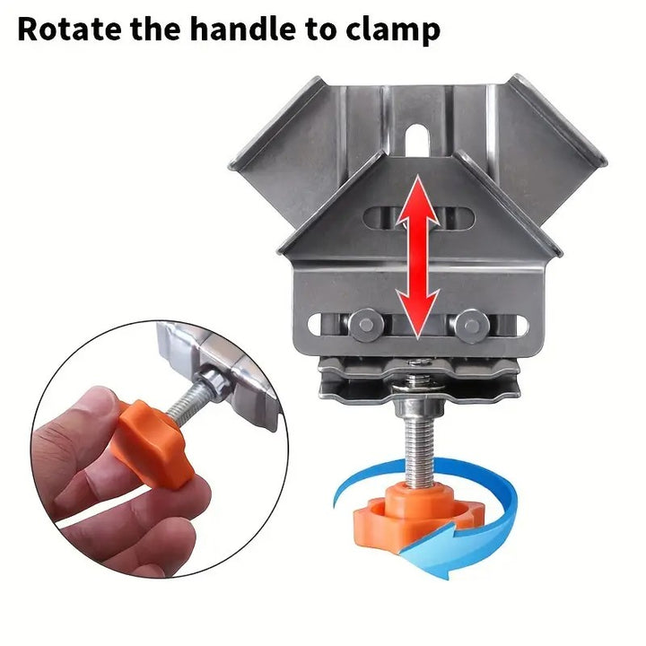 2PCS Adjustable Right Angle Clamps