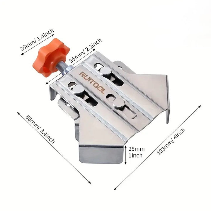 2PCS Adjustable Right Angle Clamps