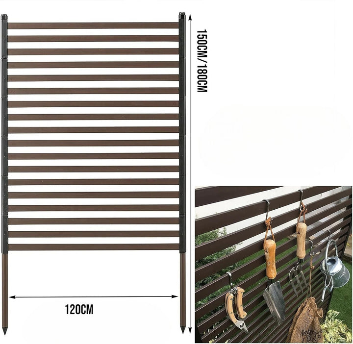 Garden Privacy Fence Panel 120×180cm