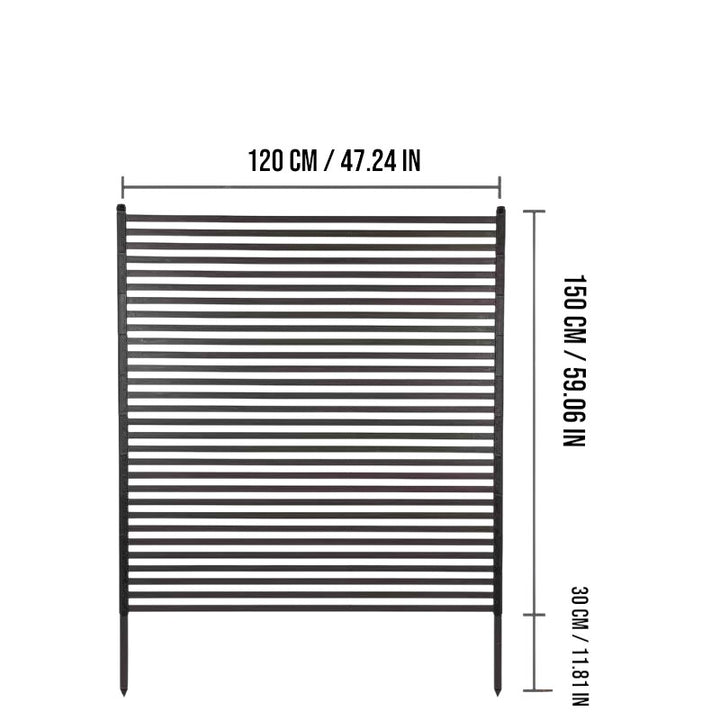 Garden Privacy Fence Panel 120×180cm