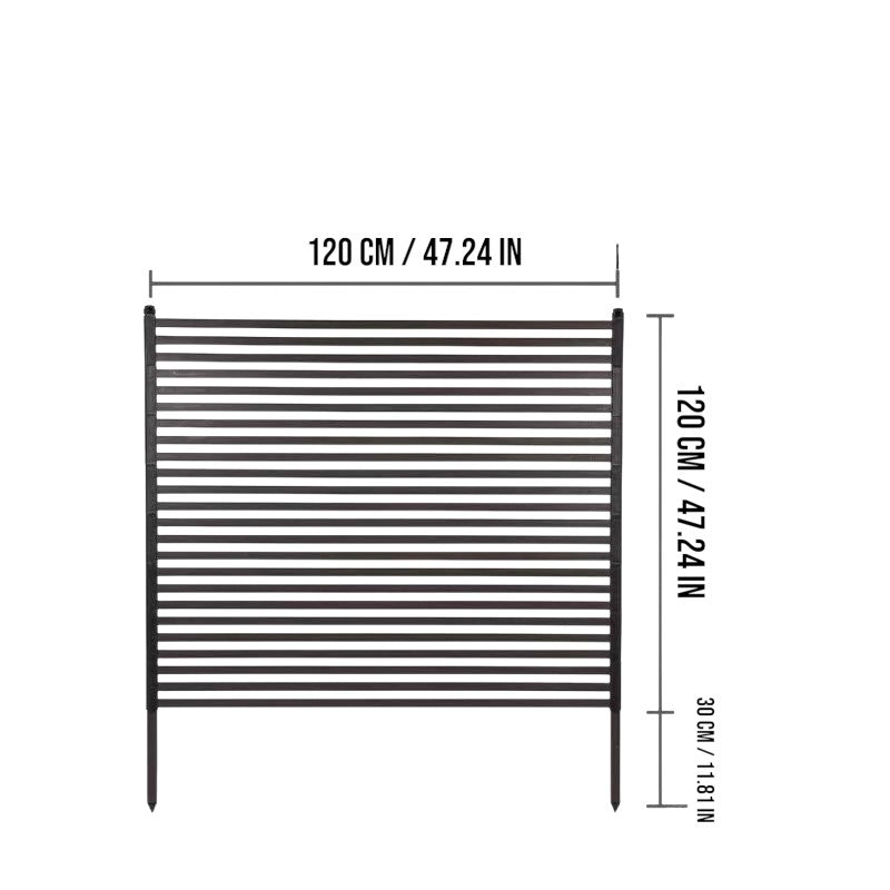 Garden Privacy Fence Panel 120_150cm