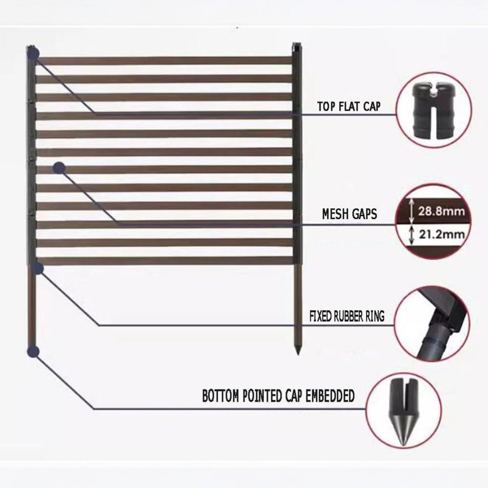 Garden Privacy Fence Panel 120_150cm