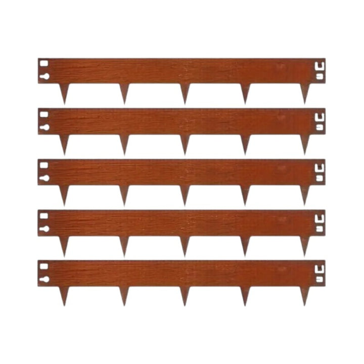 5 Pack Metal Garden Landscape Edging
